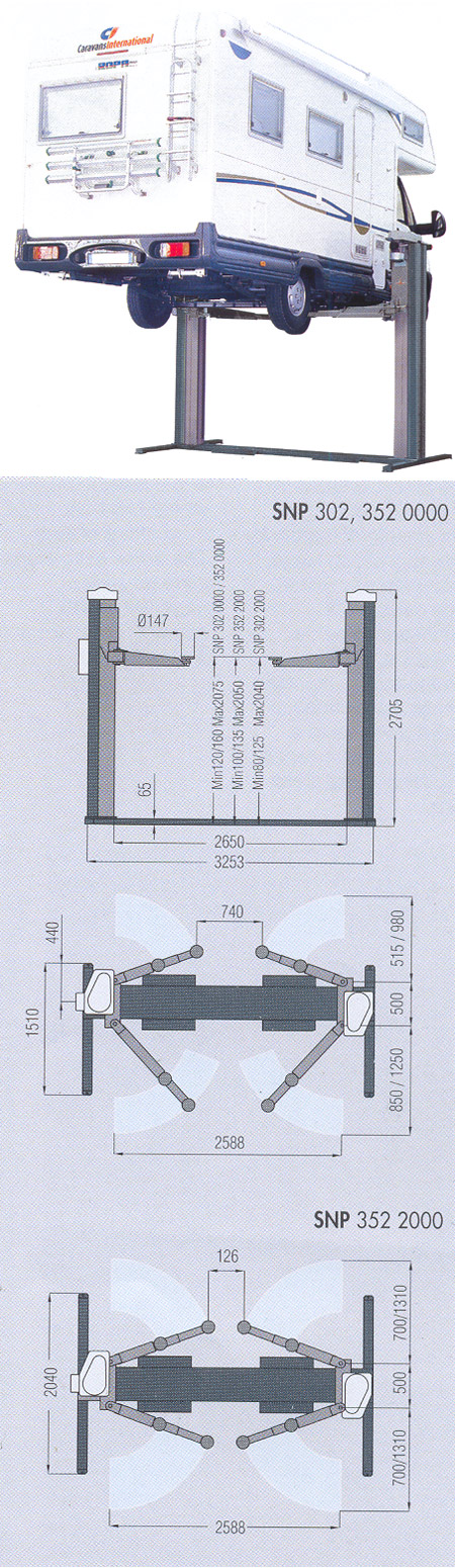 schede ponti sollevatori